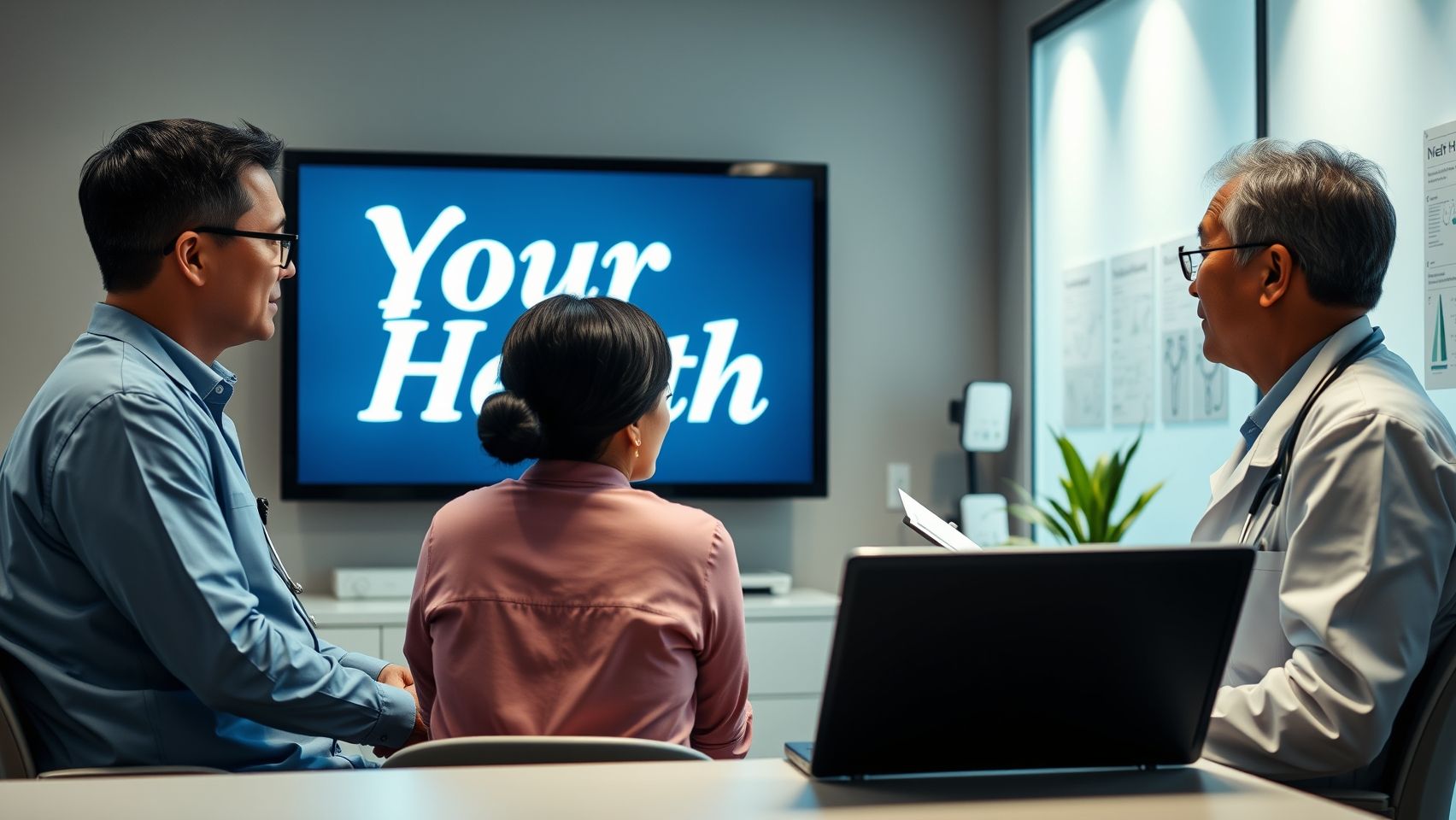 Một gia đình người Việt đến thăm khám bác sĩ tại Úc, thể hiện sự tiếp cận dễ dàng hơn với dịch vụ y tế