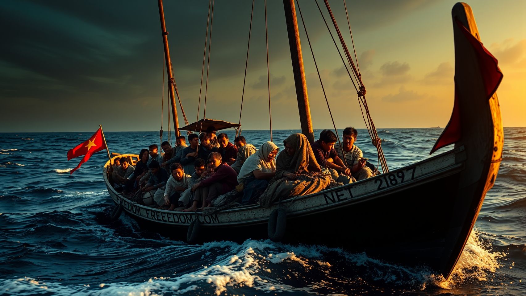 Thuyền nhân Việt Nam trên hành trình đến Úc