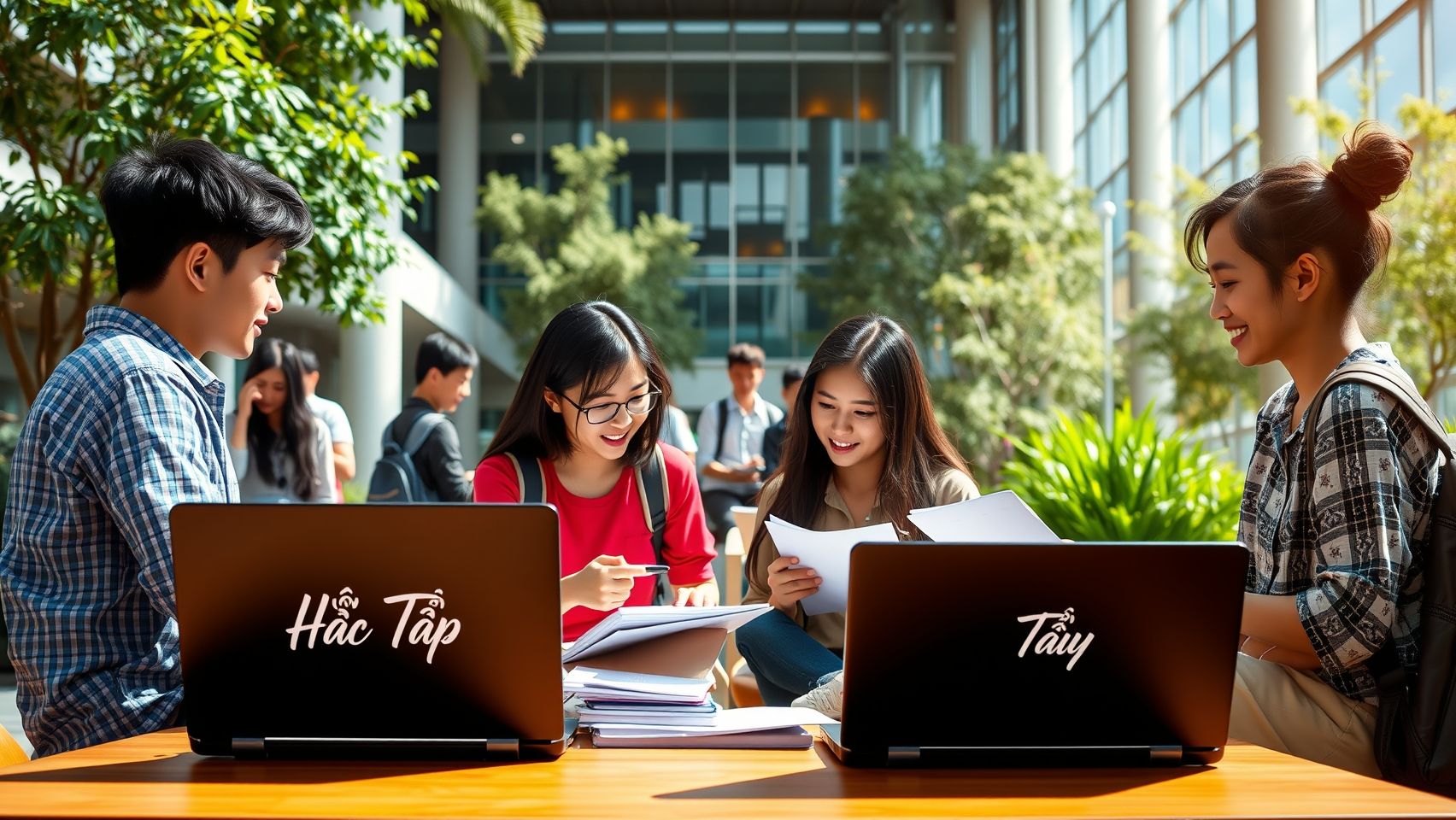 Nhóm người Việt đang trao đổi kiến thức tại Úc