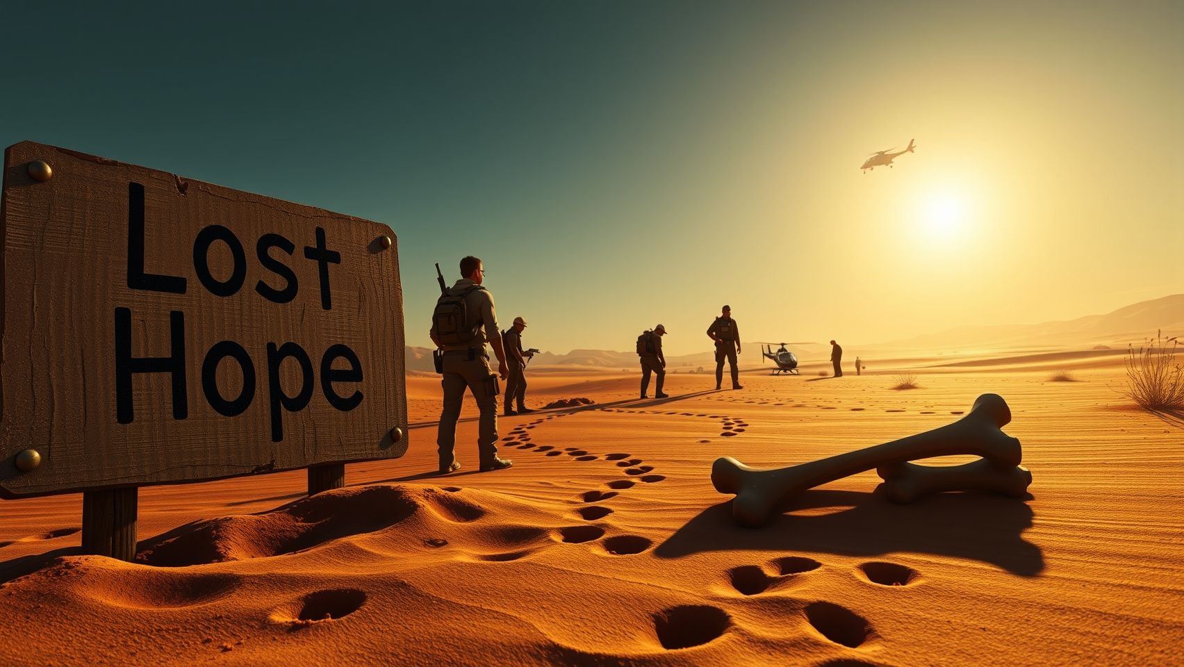 Lực lượng cứu hộ tìm kiếm cô gái lạc trong hoang mạc