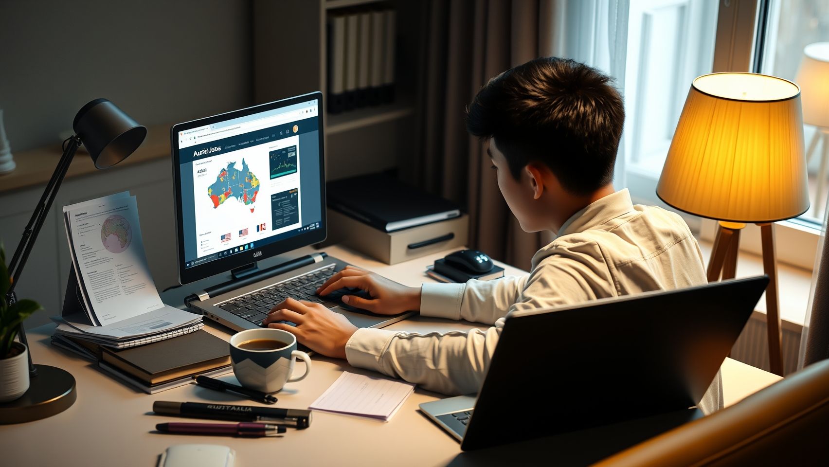 Người Việt đang tìm kiếm việc làm tại Úc trên internet