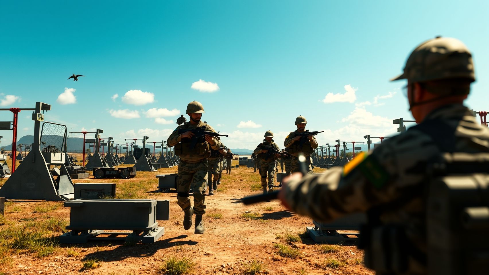 binh sĩ việt nam tham gia huấn luyện tại úc