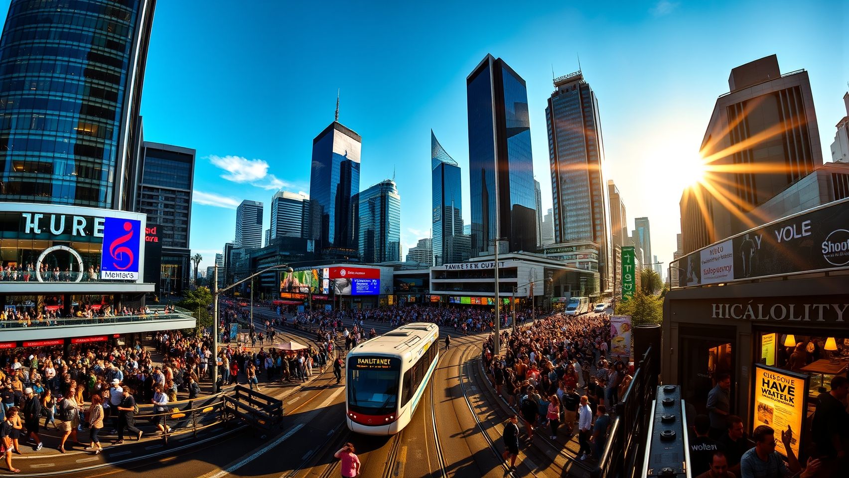 Thành phố Melbourne sôi động