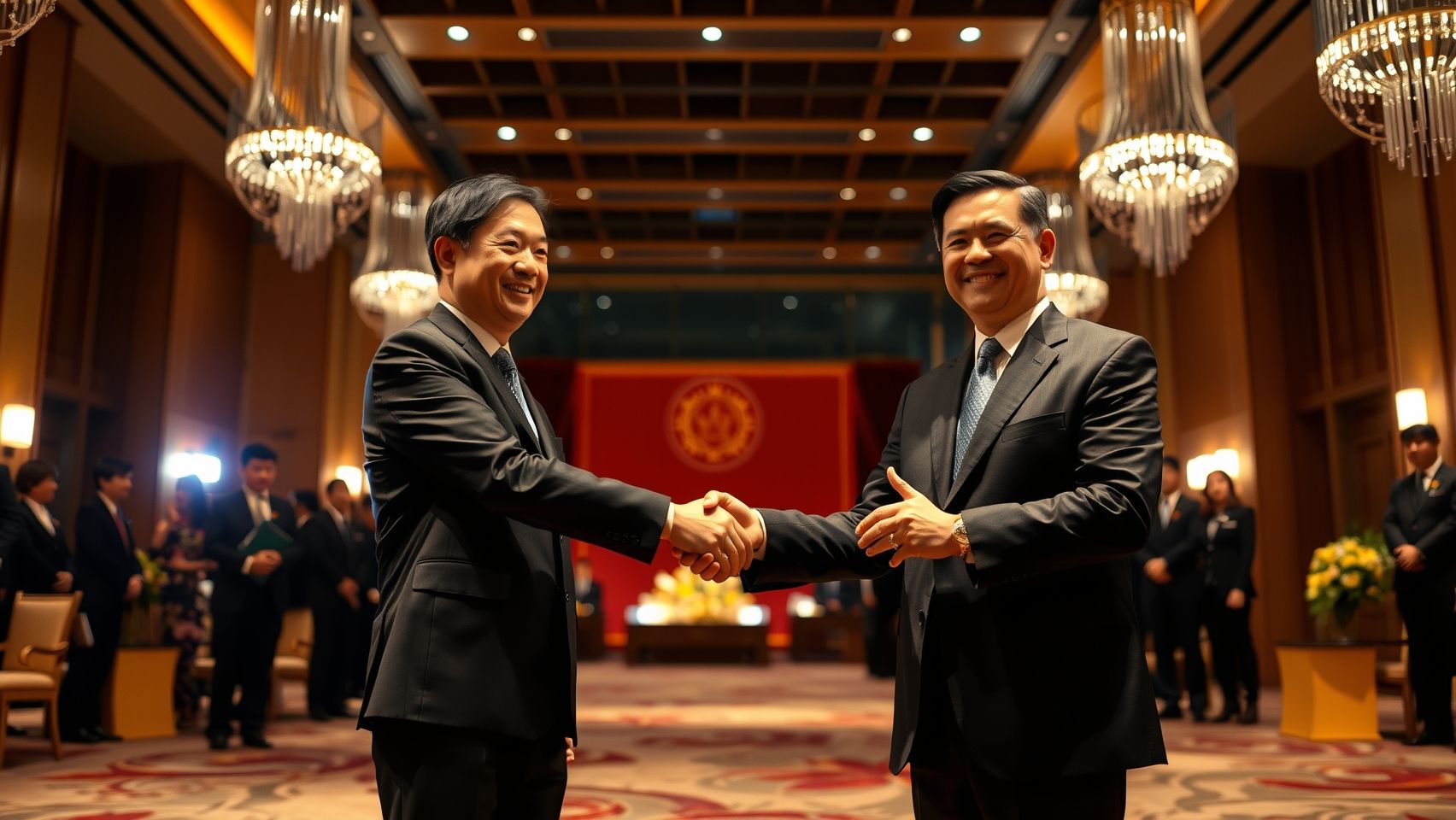 Đại diện Hội Hữu nghị Việt Nam - Úc và Đại sứ Úc tại buổi lễ