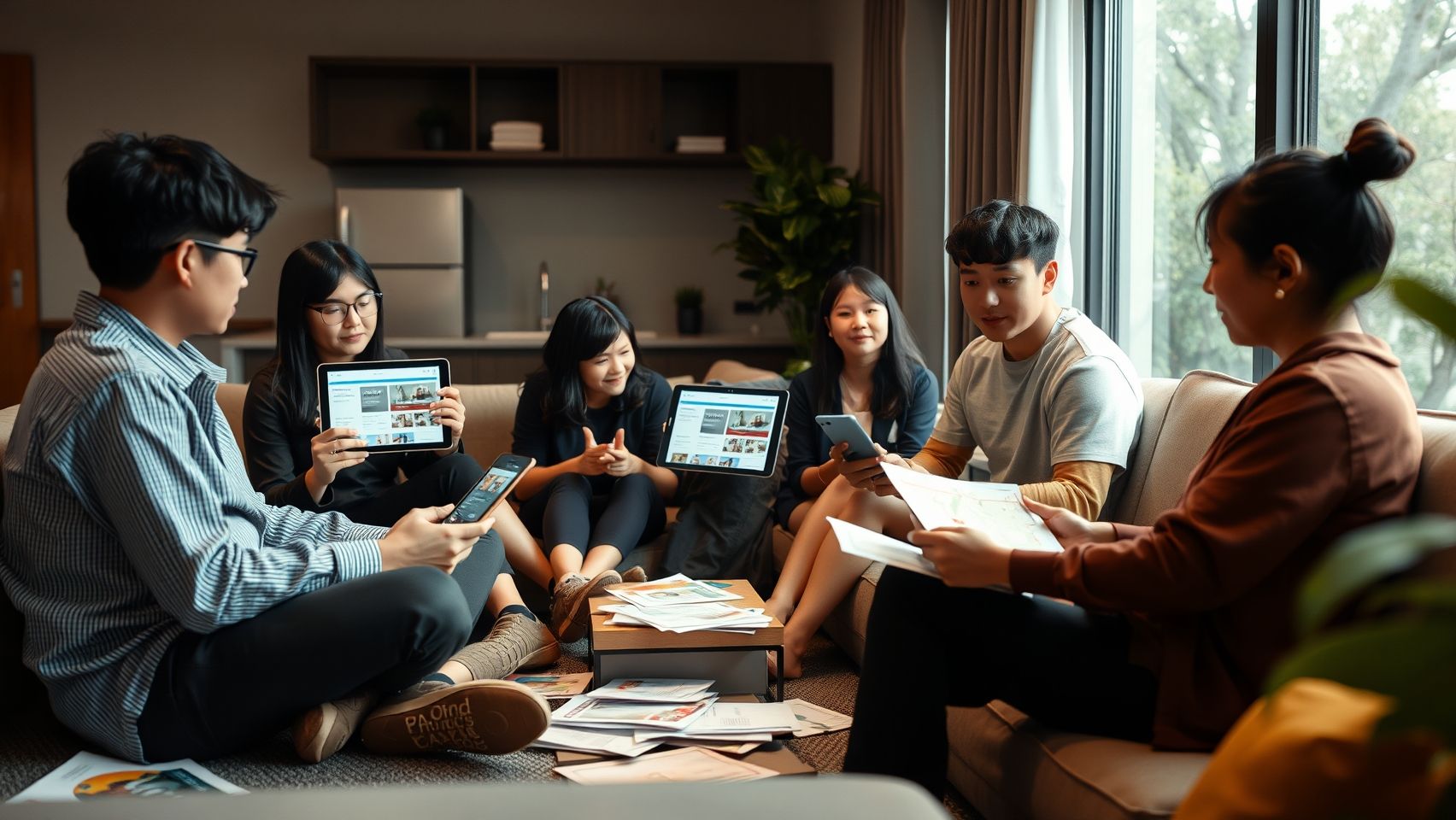 Học sinh, sinh viên tìm kiếm phòng trọ tại Úc